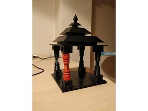 simple hindu shrine small 3d print model - Mito3D