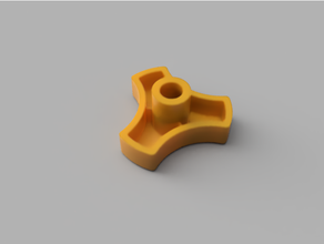 ecrou papillon tondeuse custom handle nut mower m8 3d print model - Mito3D