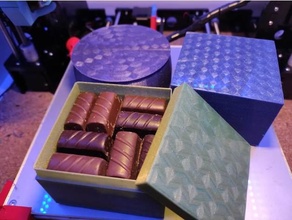 boite efeito holográfico liox caixa chocolate hliox 3d print model - Mito3D