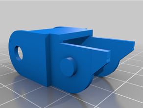 customized drag chain mounts 3d print model - Mito3D