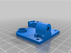 artillery sidewinder extruder plate 3d print model - Mito3D