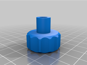 harbor freight vaccuum manifold knob 3d print model - Mito3D
