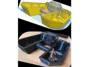 van Insel Katamaran 40k Boot Nekromunda Sumpf Meer vansaar Kriegshammer 3d print model - Mito3D