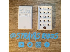 nano sim card storage box 3d print model - Mito3D