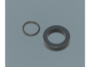 washers hozelock 3 4 bsp hose connection o-ring washer 3d print model - Mito3D