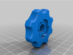 embedded t-nut knob knobs 3d print model - Mito3D