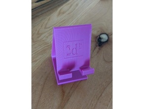 simple phone stand - 20 deg 3d print model - Mito3D