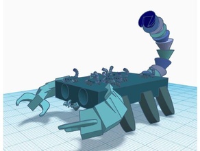 mini guerreiros escorpião pequeno Guerreiro 3d print model - Mito3D