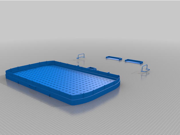 blood bowl hockey rink 3D print model - Mito3D