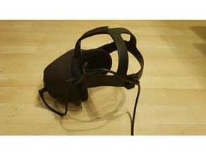 oculus quest link - kabel halter cable holder kabelhalter virtual reality vrgaming vr headset 3d print model - Mito3D