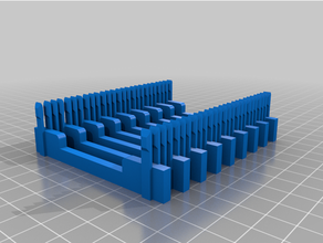personalizzato dupont cavo organizzatore 70 mm v3 3d print model - Mito3D