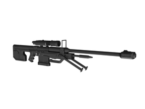 francotirador rifle aureola 3 cosplay apuntalar 343guiltyspark 343 industrias bungie odst 4 alcanzar 3d print model - Mito3D