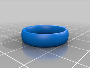 675 size ring flat customized 3d print model - Mito3D
