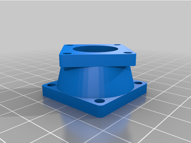 robo 25mm 30mm fan adapter customized 3D print model - Mito3D