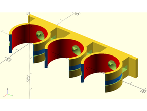 parametric hose clamp electric tube 3d print model - Mito3D