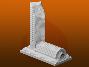 greeblecity ruins skyscraper xiii-2 greeblecityruins 3d print model - Mito3D