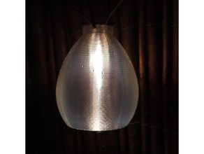 led lantern lamp shade - vase mode light spiral 3d print model - Mito3D