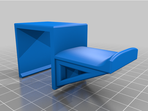 Ikea şık kulaklık Kulp destek 3d print model - Mito3D