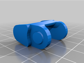 modded cable chain ends mod 3d print model - Mito3D