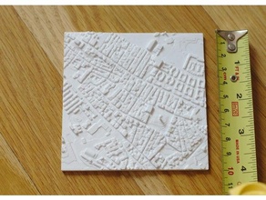 boston cityprint l-3 architecture buildings city cityscape minicty skyline 3d print model - Mito3D