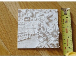 boston cityprint l 5 architettura edifici città paesaggio urbano minicty orizzonte 3d print model - Mito3D