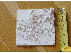 boston cityprint l 6 architettura edifici città paesaggio urbano minicty orizzonte 3d print model - Mito3D