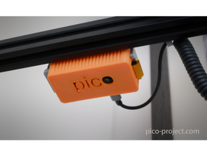 pico - mounting bracket holder pi case 2020 v-slot version mount extrusion 3d printer parts creality ender 3 octopi raspberry 3d print model - Mito3D