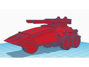 28mm custom cobra venom light tank gijoe 3d print model - Mito3D