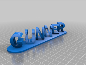 gunner 2020 customized 3d print model - Mito3D