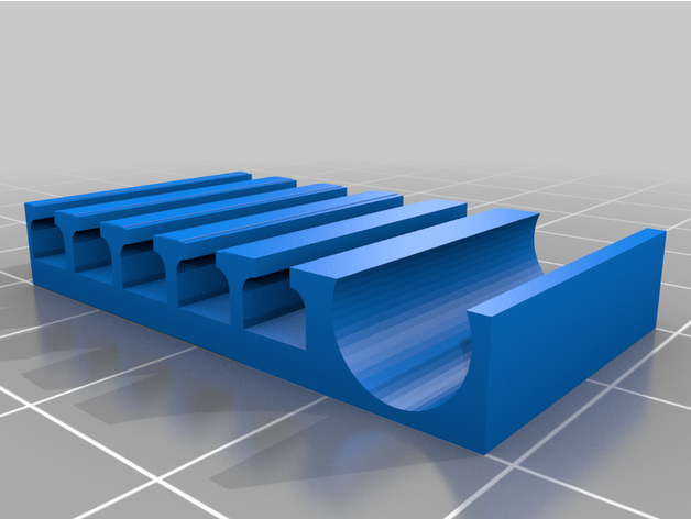logitech z906 wire comb management 3D print model - Mito3D