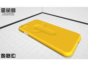 Iphone 8 caso bainha fofa cacto 3d print model - Mito3D