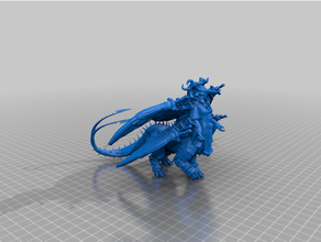 cancer telkhesh rage guerre dnd miniature Eberron éclaireur rpg 3d print model - Mito3D