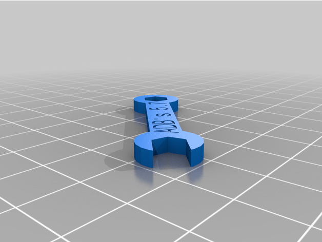 57 chiave inglese personalizzato 3D print model - Mito3D