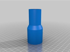pipe adapter 3d print model - Mito3D