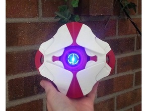 destiny 2 hissing silence ghost shell game shells illuminated led model prop video games 3d print model - Mito3D