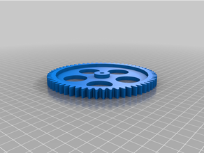 customized involute spur gear big 3d print model - Mito3D