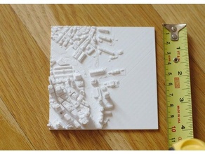 boston cityprint m-5 architecture buildings city cityscape minicty skyline 3d print model - Mito3D