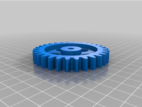 customized involute spur gear med 3d print model - Mito3D