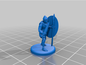 classical antiquity - carthaginian lybian skirmishers 20mm 25mm carthago historical infantry skirmisher tabletop gaming wargaming 3d print model - Mito3D