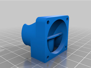 Ventaci pára impresora 3d extrusor vulcão impressora ventilador ventilação 3d print model - Mito3D