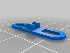 customized cable label 3d print model - Mito3D