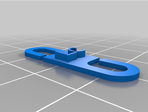 customized cable label 3d print model - Mito3D
