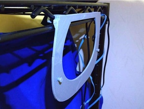 hanger bracket tp-link archer c6 erecta wifi wire shelf 3d print model - Mito3D