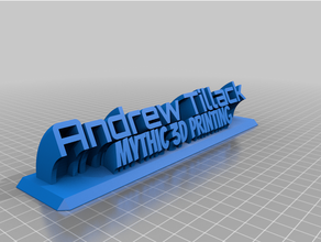 personalizzato spazzare piatto 3d print model - Mito3D