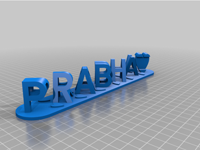 prabha customized 3d print model - Mito3D