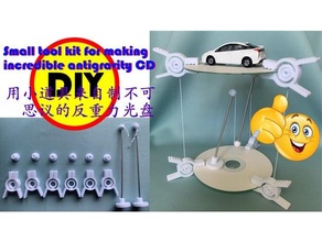 klein Werkzeug Kit Herstellung unglaublich Anti Schwerkraft Tabelle 3d print model - Mito3D