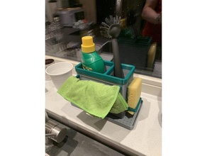 Lavello organizzatore lavastoviglie cucina sapone piatto titolare supporto 3d print model - Mito3D