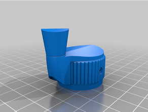 ghostbusters - crank knob proton pack 3d print model - Mito3D