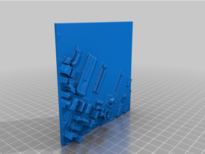 boston cityprint n-6 architecture buildings city cityscape minicty skyline 3d print model - Mito3D