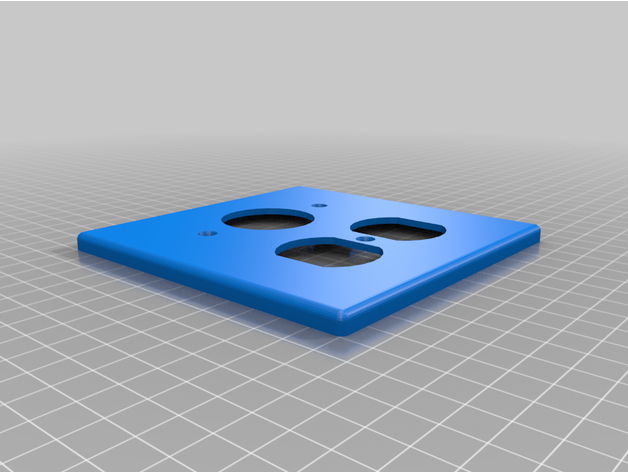 2 Gang Duplex Single angepasst 3D print model - Mito3D
